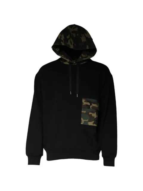 Dolce & Gabbana camouflage-print hoodie Black TSH87044