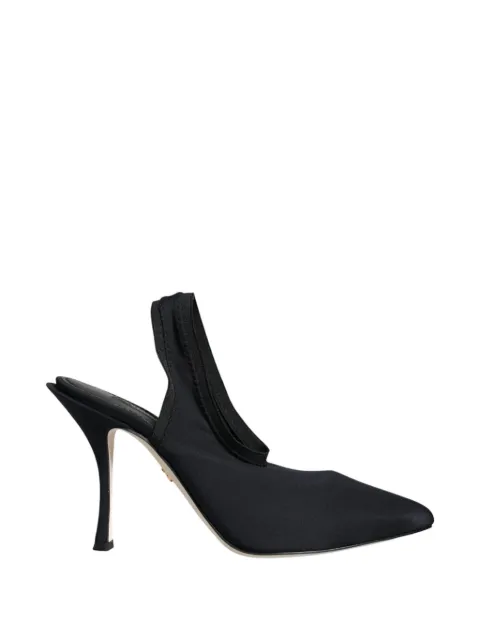 Dolce & Gabbana pointed-toe slingback sandals Black DOLA8516