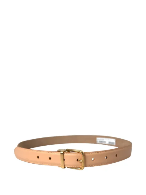 Dolce & Gabbana buckle-fastening leather belt Neutrals WMB401