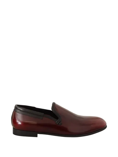 Dolce & Gabbana polished leather loafers Red MV313