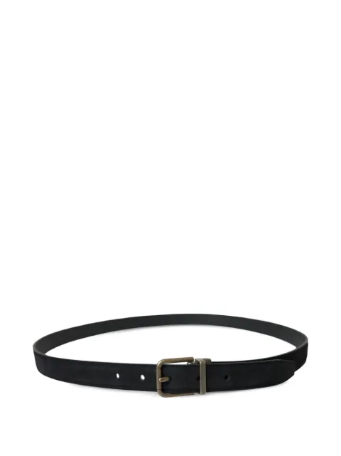 Dolce & Gabbana suede leather belt Black BC4246AC493