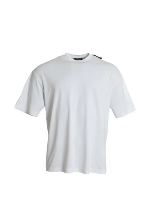 Balenciaga logo-tag cotton T-shirt White 676589