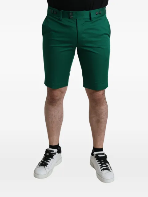 Dolce & Gabbana button-detail chino shorts Green GY6GMTGH145