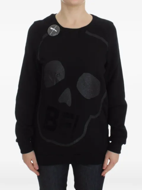 xte skull-print sweater Black DRE10079