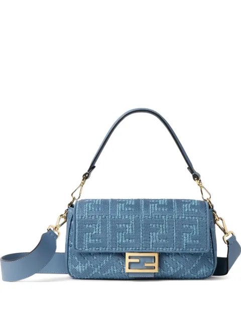FENDI medium Baguette shoulder bag Blue 8BR600AY6G