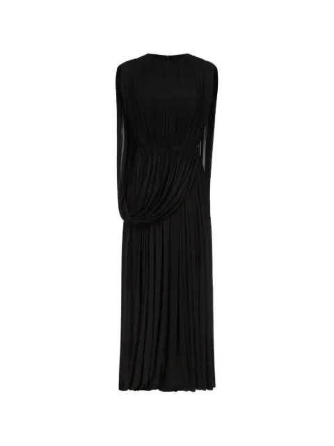 FFORME Kahlo pleated draped dress Black FF00771CU2610