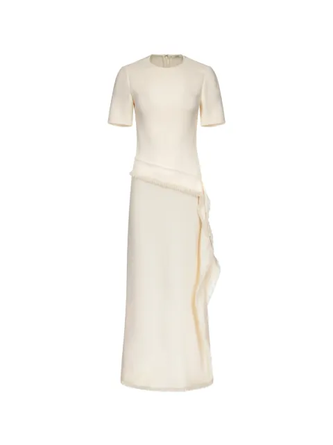 FFORME Jaune frayed dress Neutrals FF00743VI2606