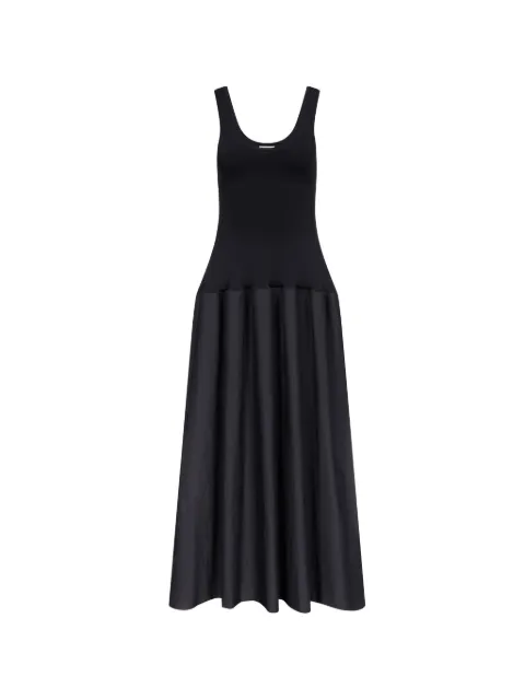 FFORME Marina pleated silk dress Grey FF00742CO2604