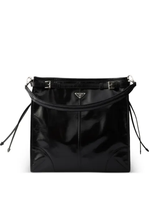 Prada Bonnie leather shoulder bag Black 2VH215VOOO2CYR