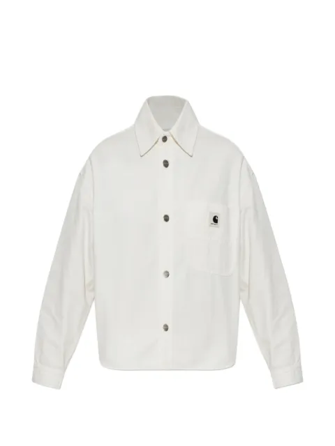 Carhartt WIP patch-pocket buttoned shirt White I036876