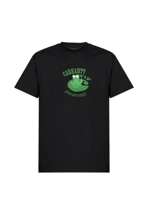 Carhartt WIP S/S graphic-print cotton T-shirt Black I037543