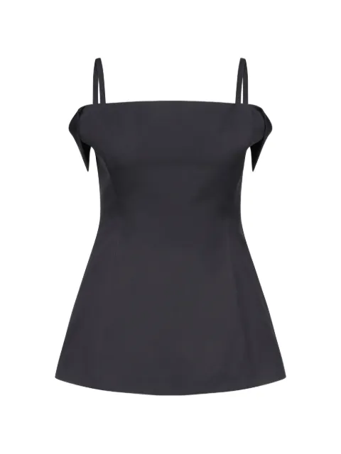 FFORME Sola square-neck top Grey FF00748CO2604
