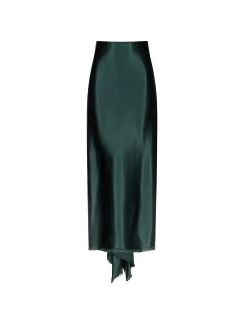 FFORME Jovie draped-back skirt Green FF00766VI2514
