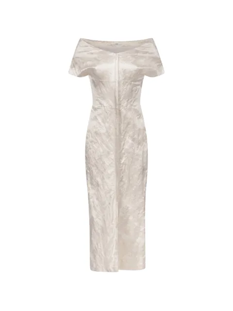 FFORME off-shoulder Kaley dress Neutrals FF00745CO2516