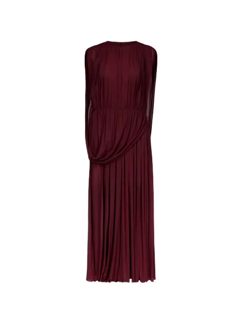 FFORME Kahlo draped pleated dress Purple FF00771CU2610