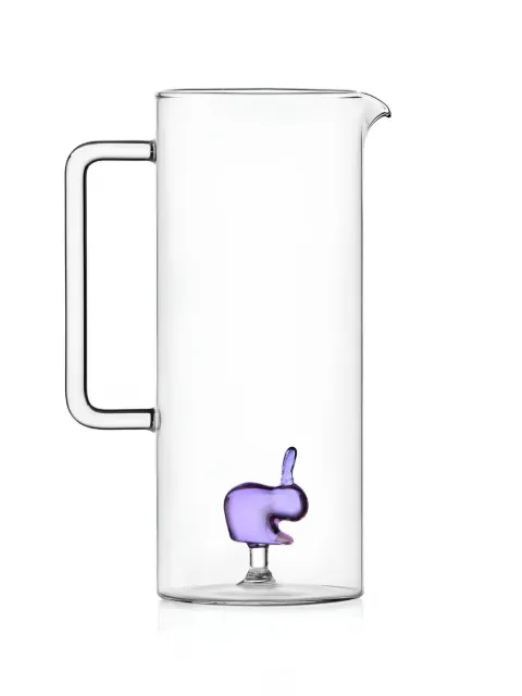 Ichendorf Milano rabbit-detail glass jug White 09352609
