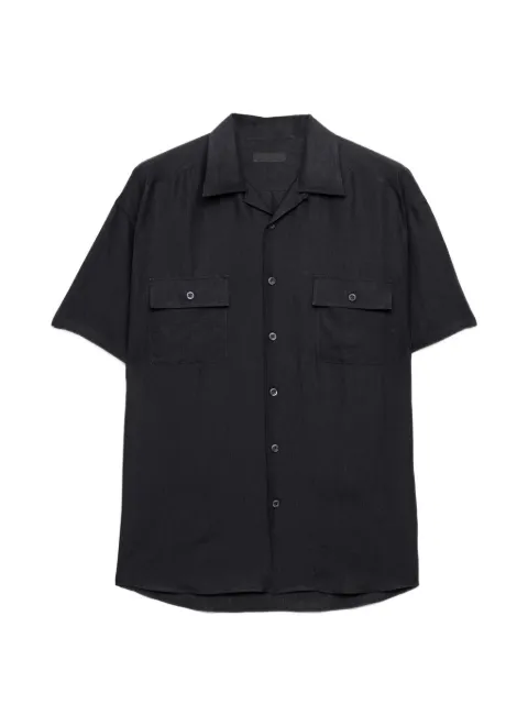 Prada linen shirt Black UCS554SOOO19S5