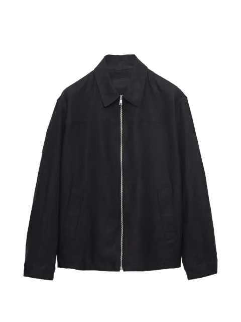 Prada linen jacket Black SGD183SOOO19VM