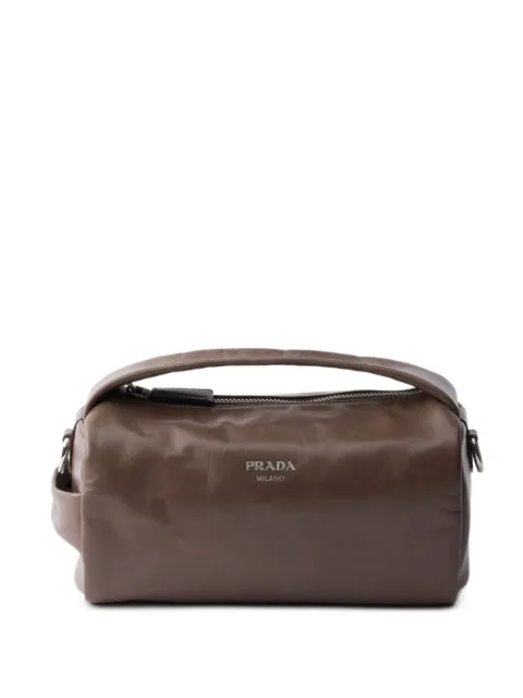 Prada leather shoulder bag Brown 2VH188VDOO2CYR