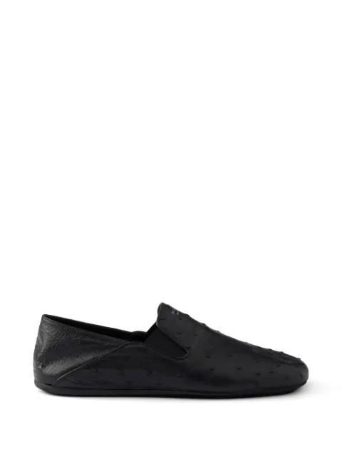 Prada leather loafers Black 2S3005FG000130