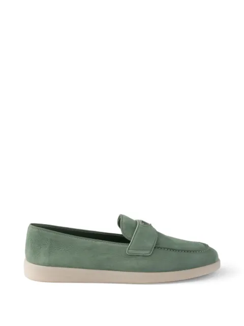Prada suede loafers Green 2DG124FG001103