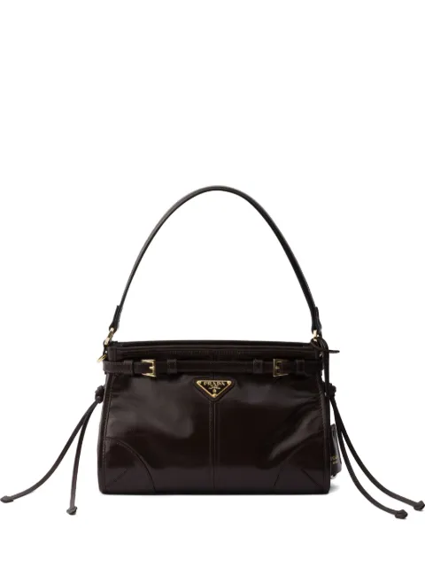 Prada Bonnie leather handbag Brown 1BC2972CYRF01D6