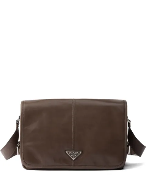 Prada leather shoulder bag Brown 2VD073VOOO2CYR