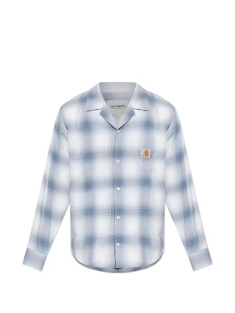 Carhartt WIP Tyers check-print shirt Blue I036807