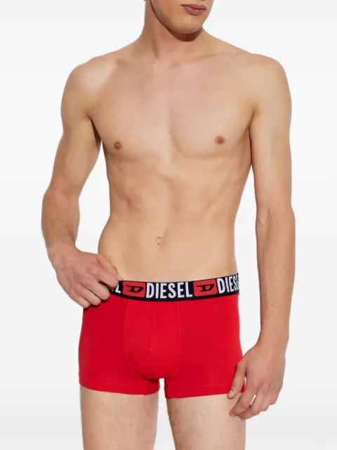 Diesel logo-waistband three-pack boxer Red 00ST3V0PLDD