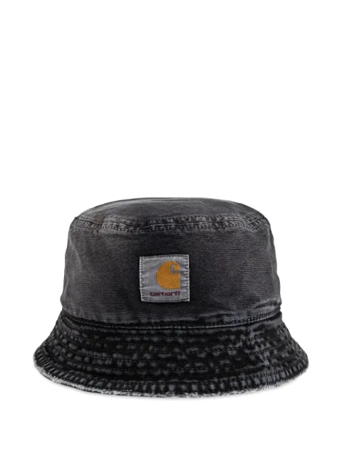 Carhartt WIP logo-patch bucket hat Black I035816