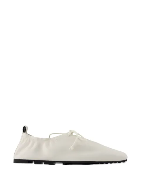 SAMSOE SAMSOE Salilli lace-up ballet flats White F26200046