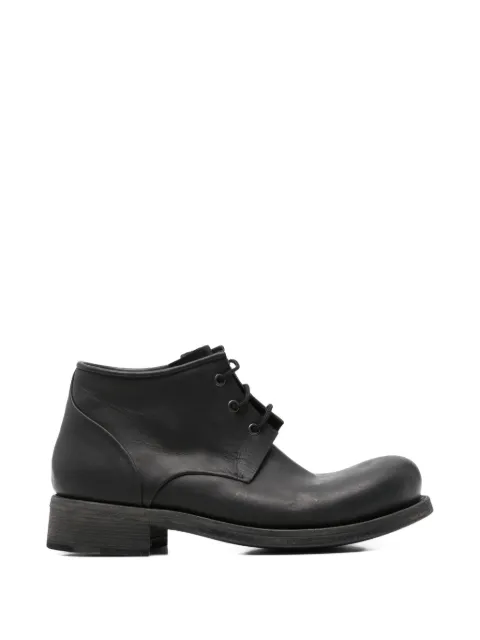 Ma+ lace-up leather boots Black SW13H2NVA15