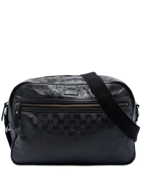 Gucci Pre-Owned 2000-2015 GG Imprime crossbody bag Black 42M4HGIQKFCZ9JI4