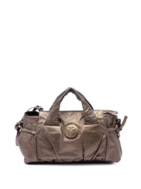 Gucci Pre-Owned 2016-2026 Metallic Calfskin Hysteria handbag Brown NK2OB6Z8FNWCWGQC