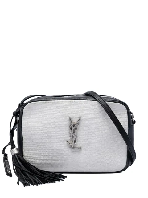 Saint Laurent Pre-Owned 2018 Canvas Monogram Lou Camera Bag crossbody bag White K1U5A2FWV23FW2O9
