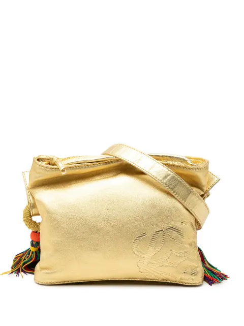 Loewe Pre-Owned 2010-2026 Nappa Flamenco Tassel crossbody bag Gold J6JKE6QDGAQJUGYK