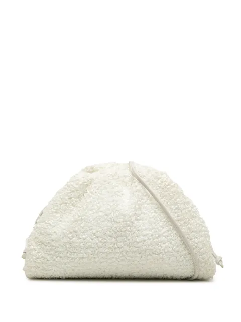 Bottega Veneta Pre-Owned 2012-2026 Boucle Raffia The Mini Pouch crossbody bag White 5F2KE3NLDP1NZEK8