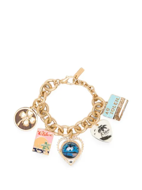 Chloé Postcards charm-detail bracelet Gold CH26AJB20ERW