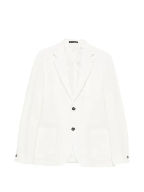 Emporio Armani long-sleeve buttoned blazer Neutrals EM000070TE10410