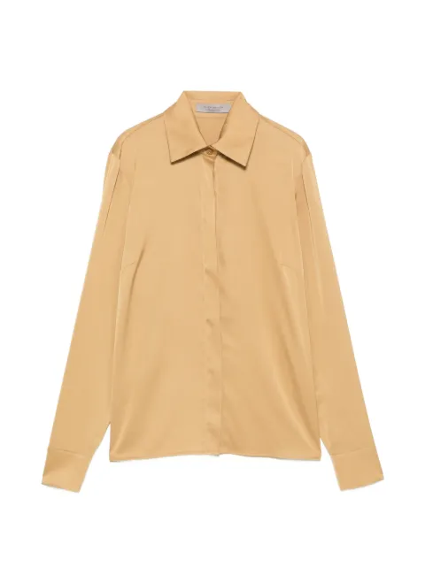 D.Exterior satin-finish long-sleeve shirt Neutrals 62649