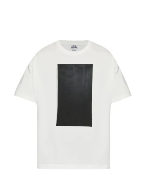 A.P.C. x FRGMT geometric-print T-shirt White COHSLM26489
