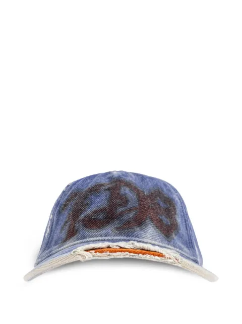 Diesel C-7D8 logo-detail cap Blue A241790WECB