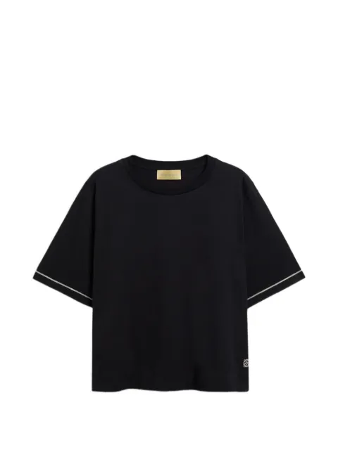 MOMONÌ Iora side-slit T-shirt Black 266MMOTS00126657MO