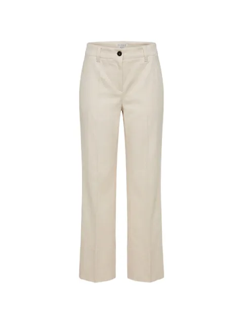 Brunello Cucinelli kickflare cigarette trousers Neutrals MA126P8854C8555