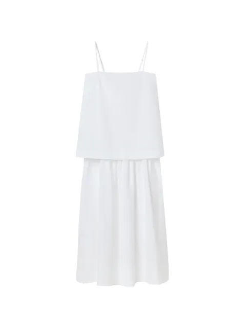 House Of Dagmar layered cotton midi dress White 261F707