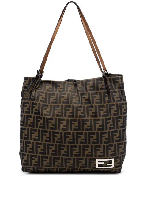 Fendi Pre-Owned 2000-2010 Zucca Canvas tote bag Brown ES60GECK7DGA1U17