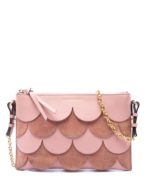 Burberry Pre-Owned 2000-2017 Scalloped Leather and Suede Peyton crossbody bag Brown 9E8AVY3ZZBQAJ87U