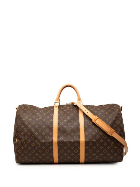 Louis Vuitton Pre-Owned 2001 Monogram Keepall Bandouliere 60 travel bag Brown 442TI3BGGJYJ1SNO