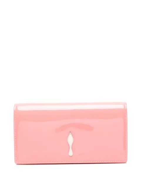 Christian Louboutin Bettina patent leather clutch bag Pink 12650809147