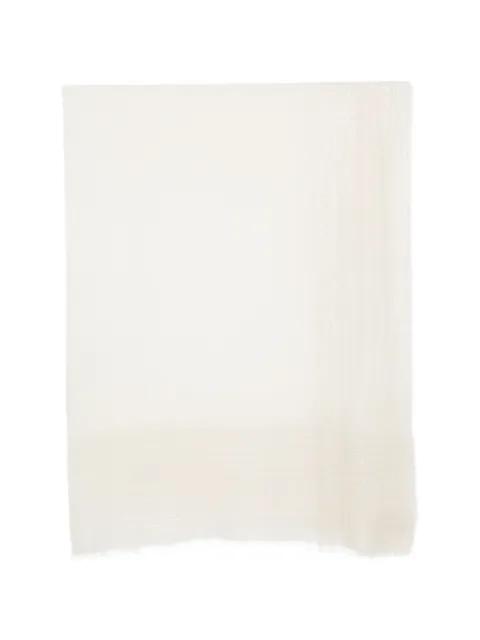 Faliero Sarti Clary frayed scarf Neutrals 0444CLARY